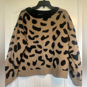 Get ready for fall! Leopard sweater- so cozy!